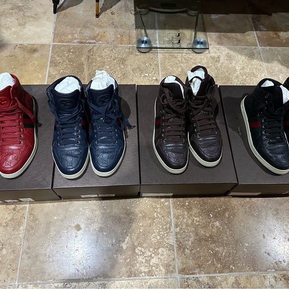 COPY - Men’s Gucci hightop Guccissima sneakers size 8 - Picture 16 of 16